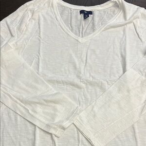 GAP Classic White Knit Top